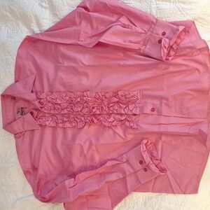 Dumb and Dumber Costume Shirt / Ruffled Tuxedo Shirt / Retro 1970's Shirt